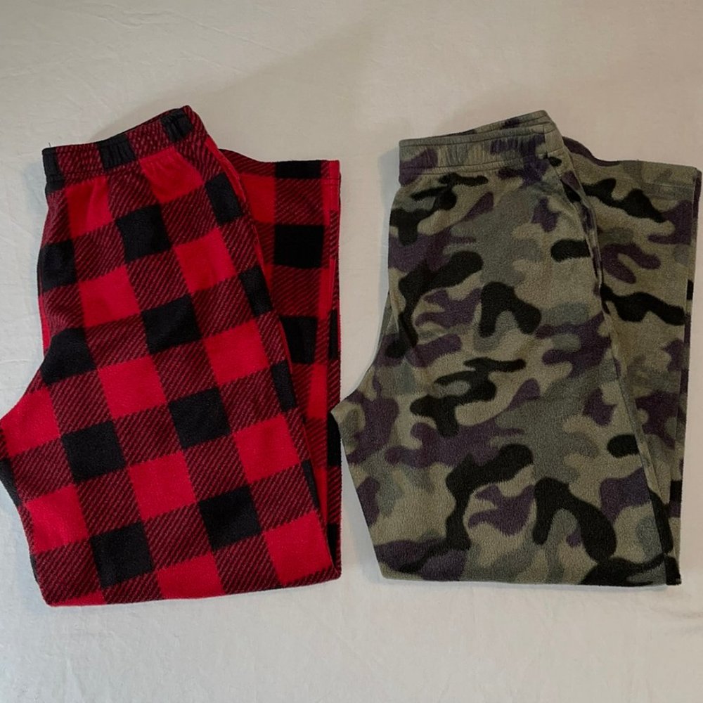 Urban Pipeline Lot of Two (2) Fleece Pajama Bottoms for Boys  Size Med (10/12)